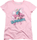 Womens Strike A Pose Supergirl Shirt product image 1