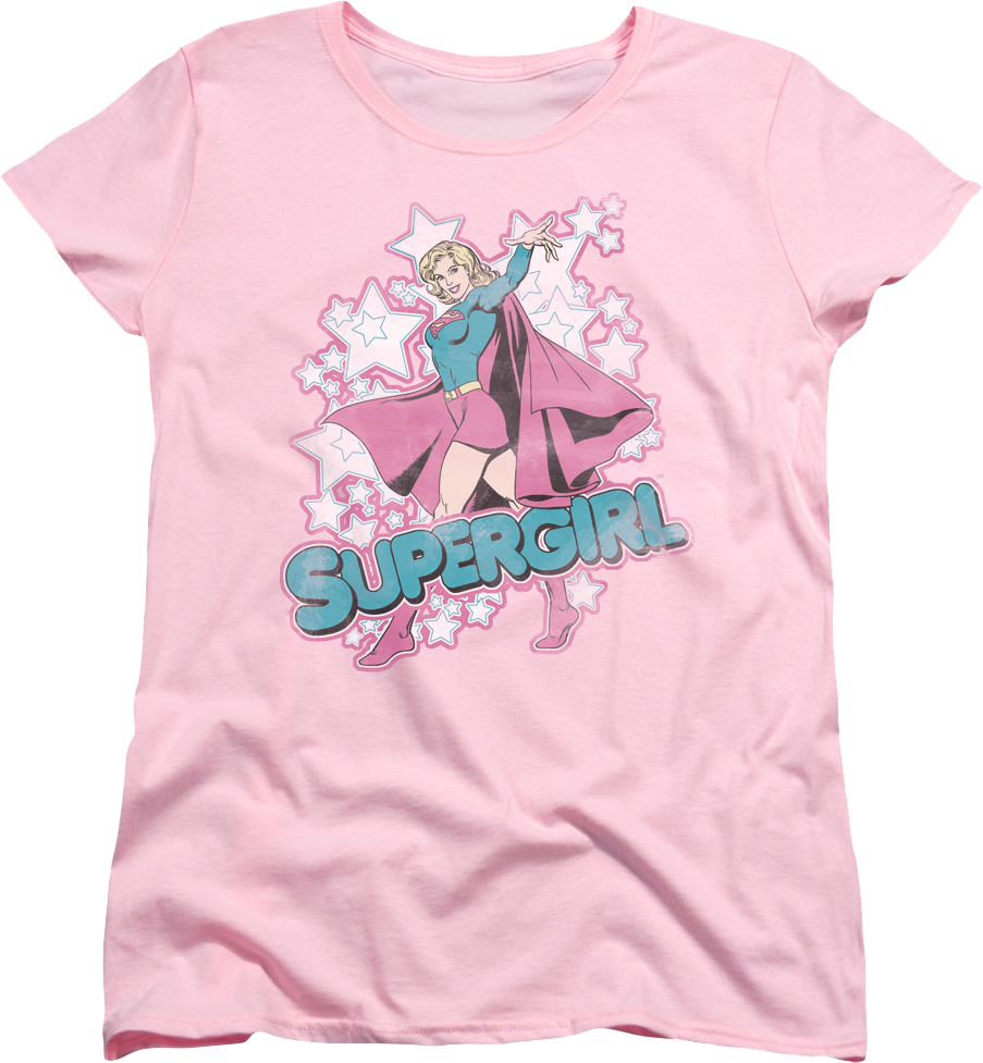 Womens Strike A Pose Supergirl Shirt product image 1