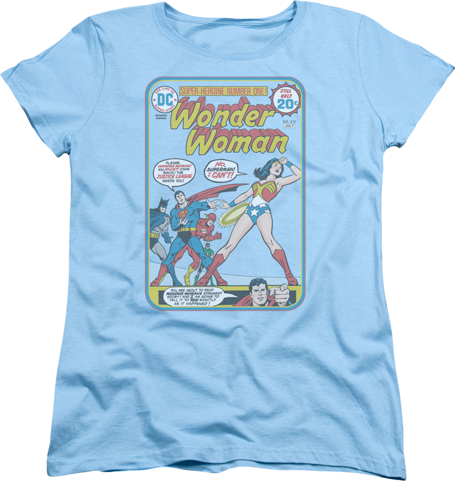 Womens Super-Heroine Number One Wonder Woman Shirt product image 1