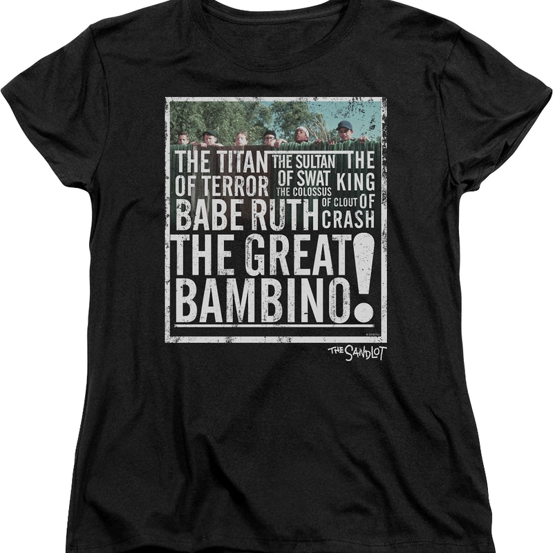 Womens The Great Bambino Sandlot Shirt product image 1