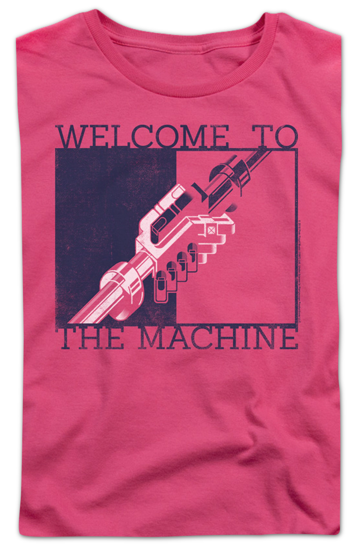 Womens Welcome To The Machine Pink Floyd Shirt product image 2