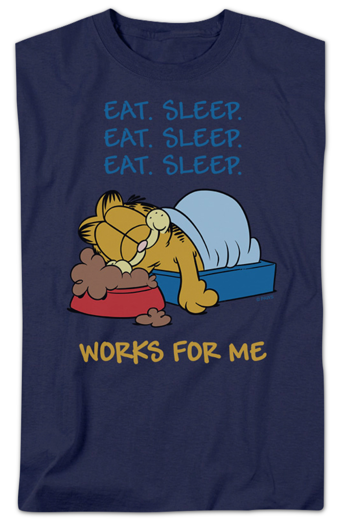 Works For Me Garfield T-Shirt product image 2