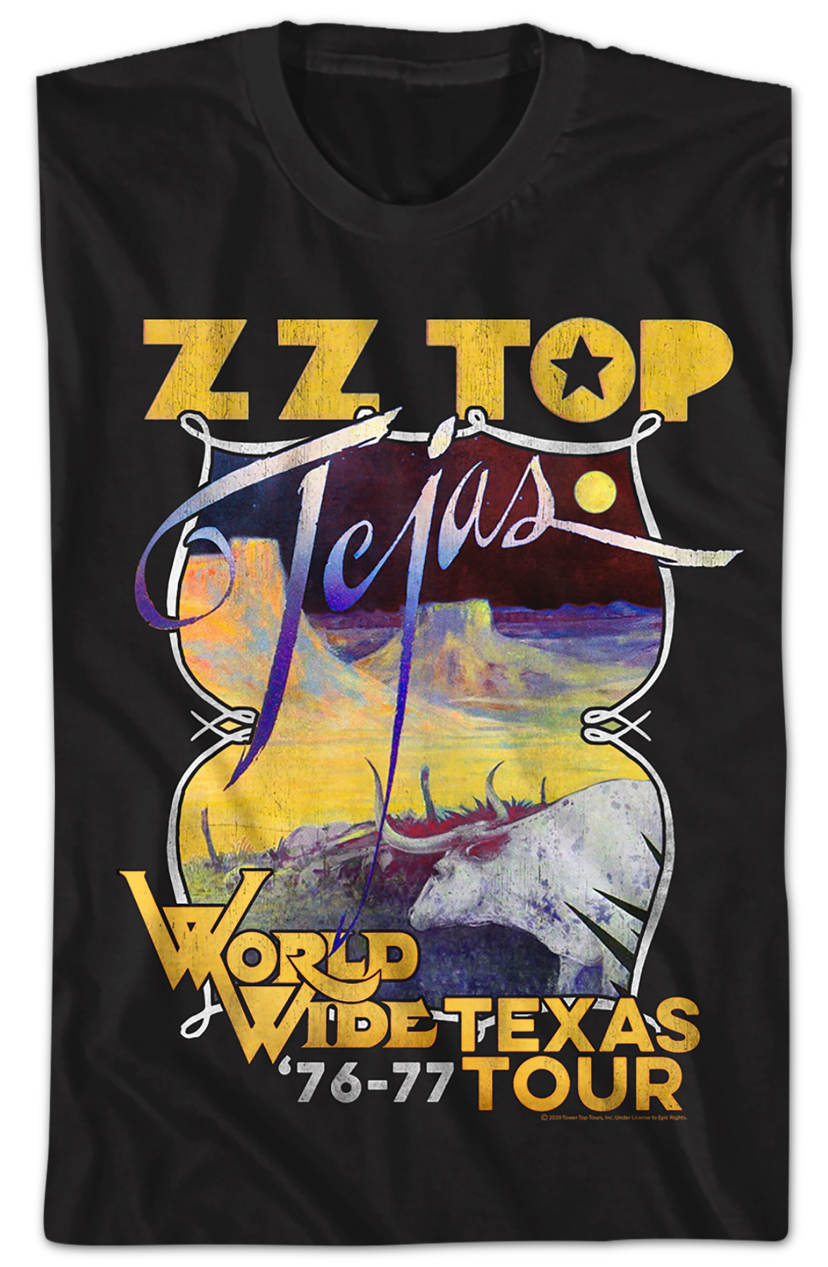 World Wide Texas Tour ZZ Top T-Shirt product image 2