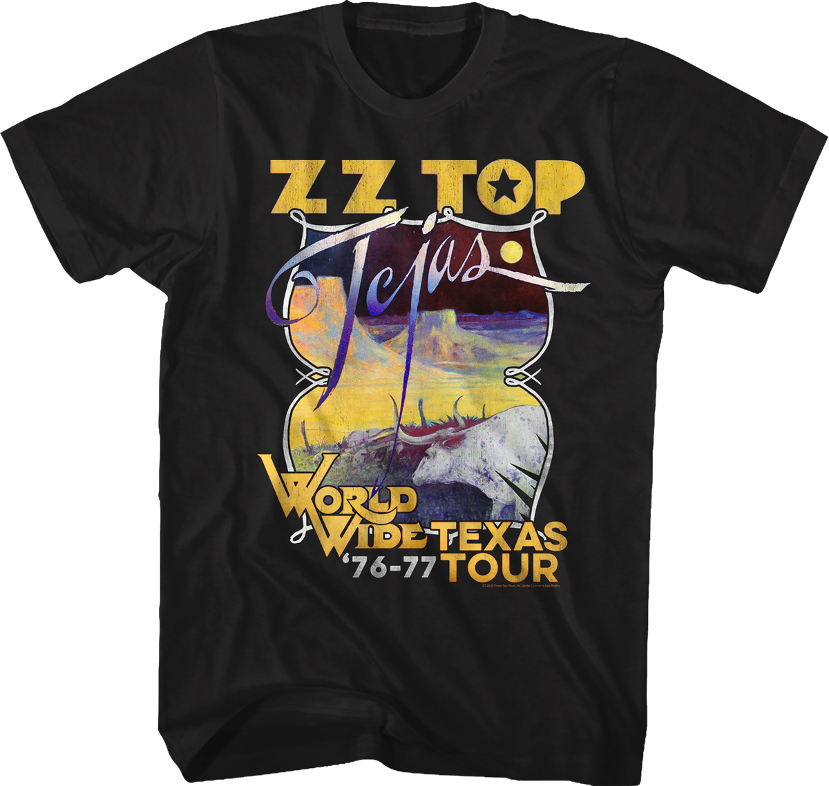World Wide Texas Tour ZZ Top T-Shirt product image 1