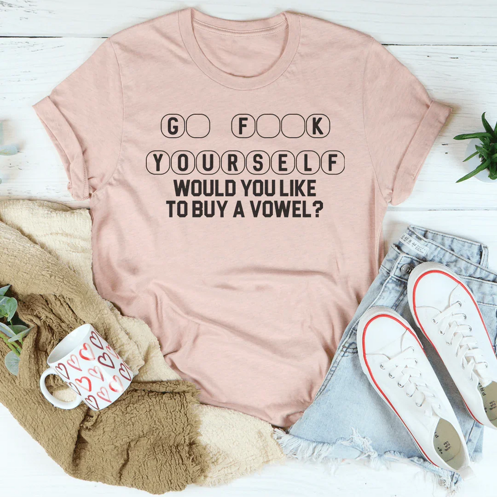 Would You Like To Buy A Vowel Tee product image 4