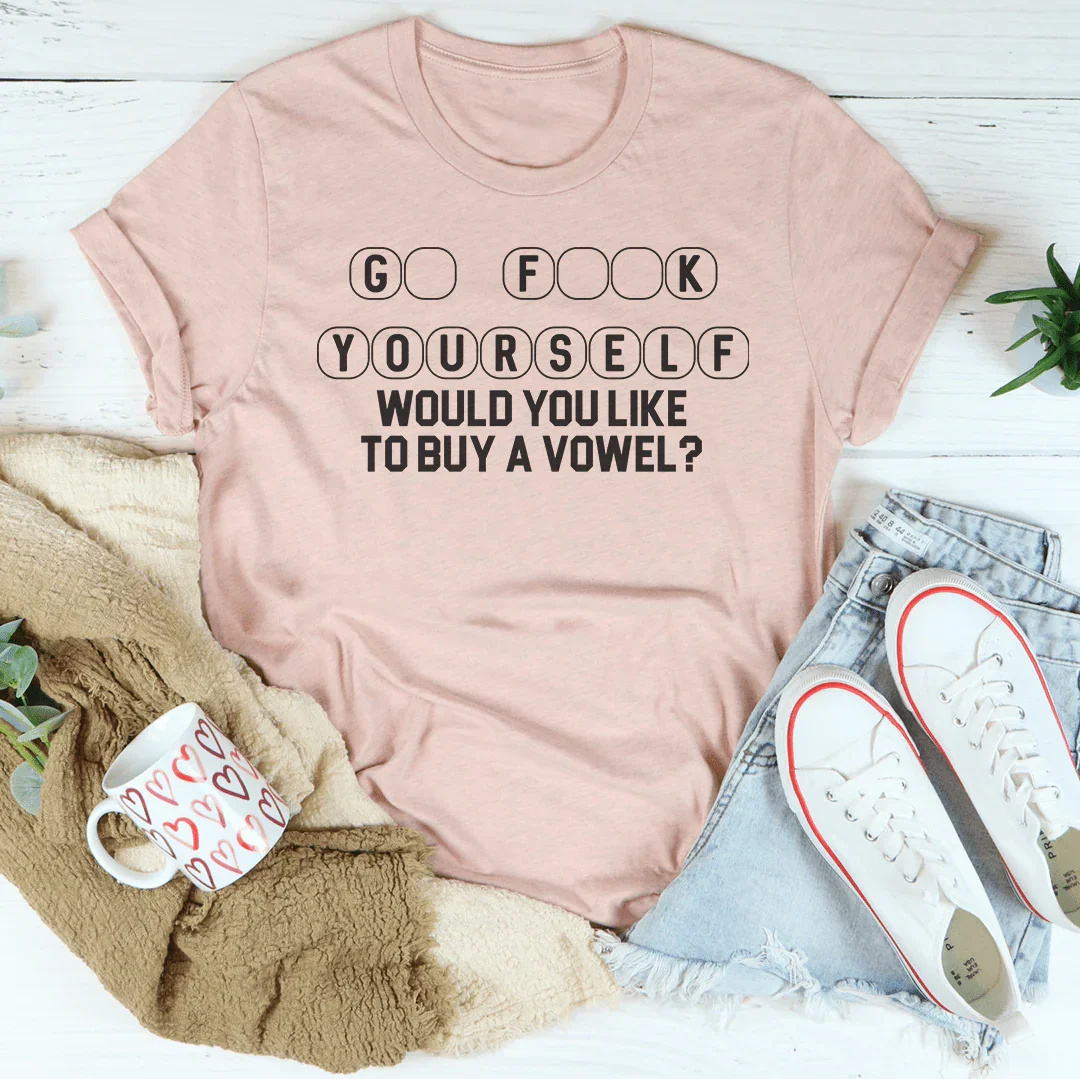 Would You Like To Buy A Vowel Tee product image 4