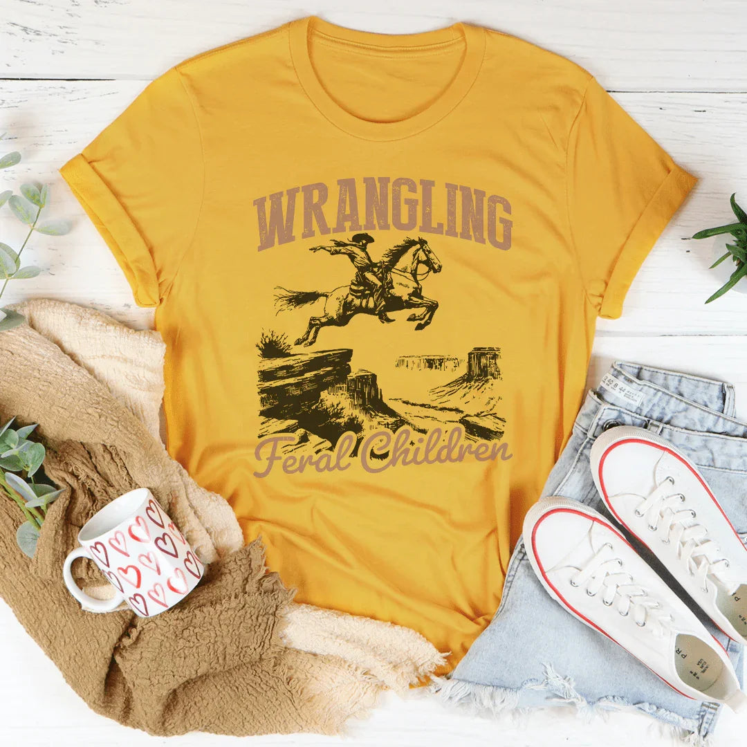 Wrangling Feral Children Tee product image 2