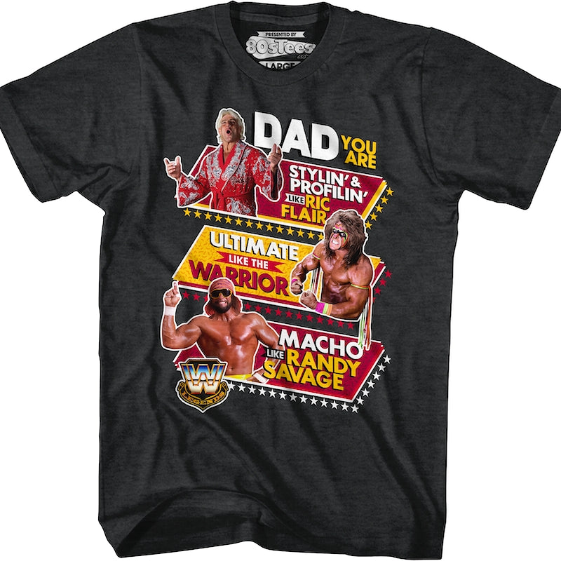 American Classics WWE Wrestling Legends Father's Day Shirt product image 1