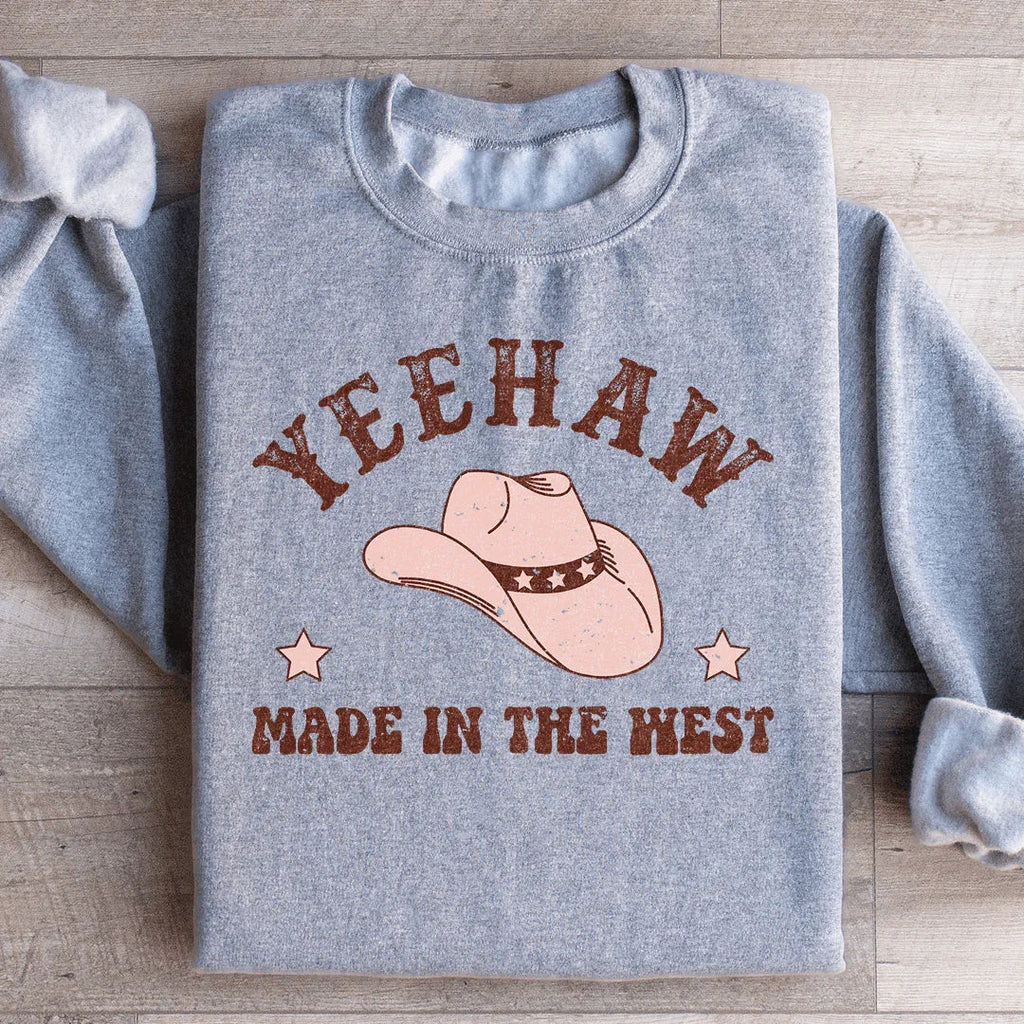 Yeehaw Cowboy Hat Sweatshirt