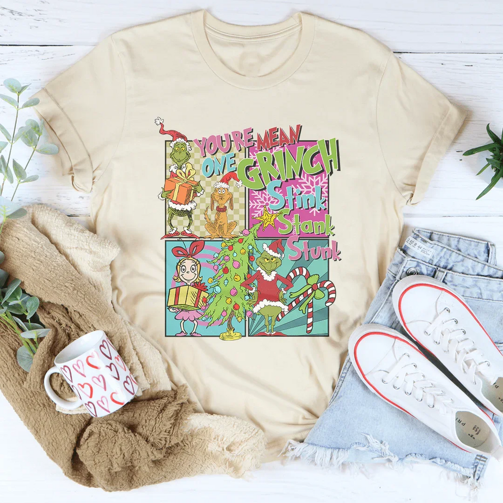 You A Mean One Grinch Stink Stank Stunk Cindy Lou Who Tee product image 1