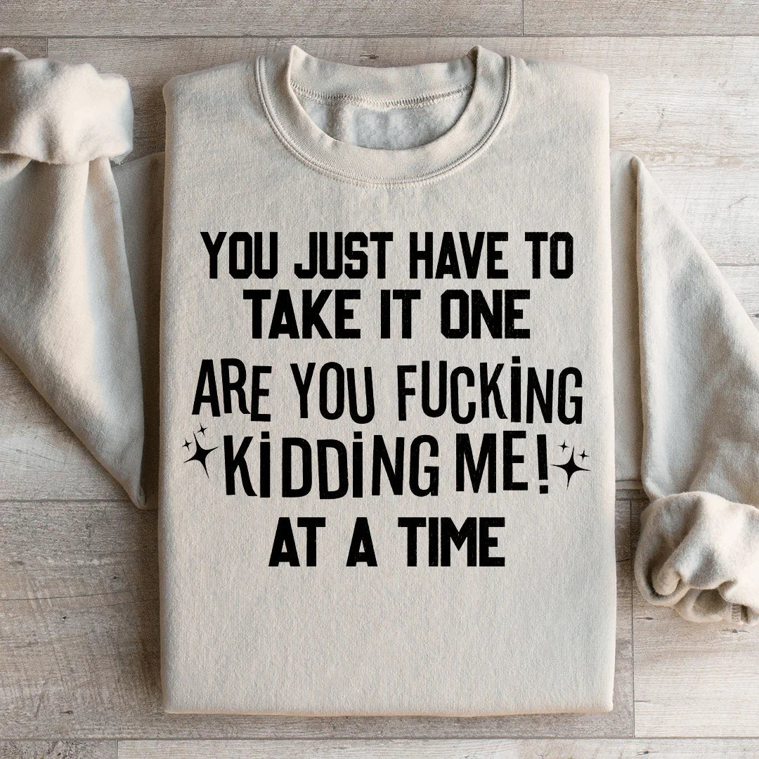 You Just Have To Take It One Are Kidding Me At A Time product image 2