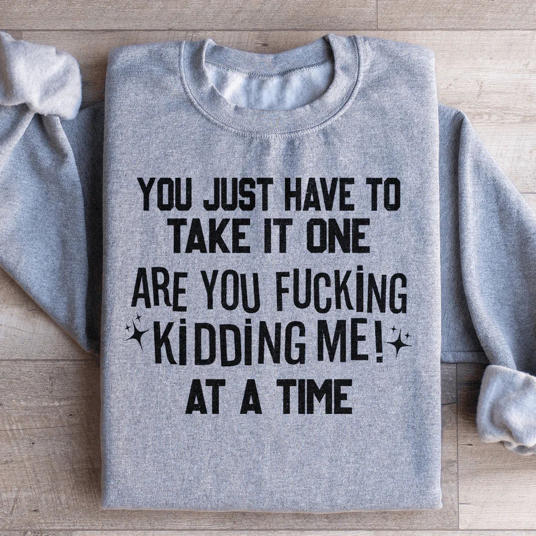 You Just Have To Take It One Are Kidding Me At A Time product image 1