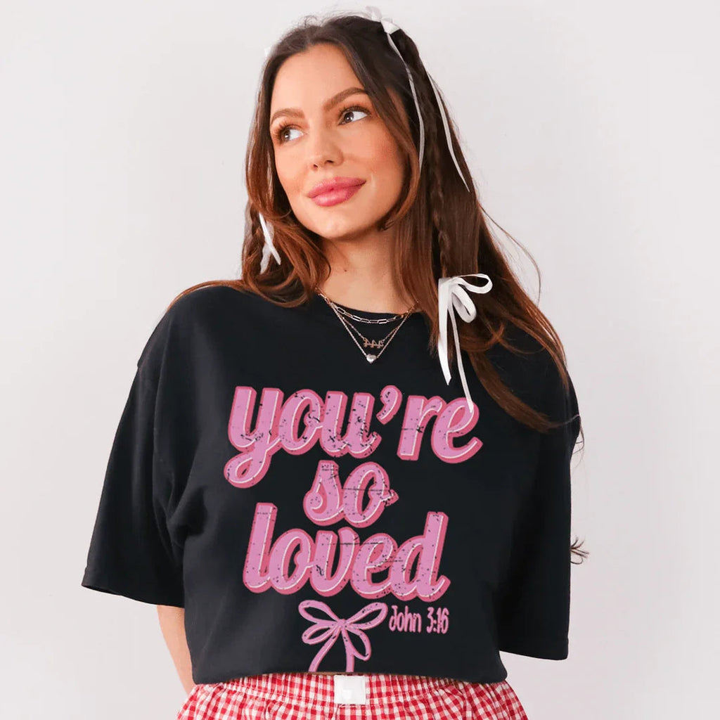 You're So Loved John 3:16 Tee product image 2