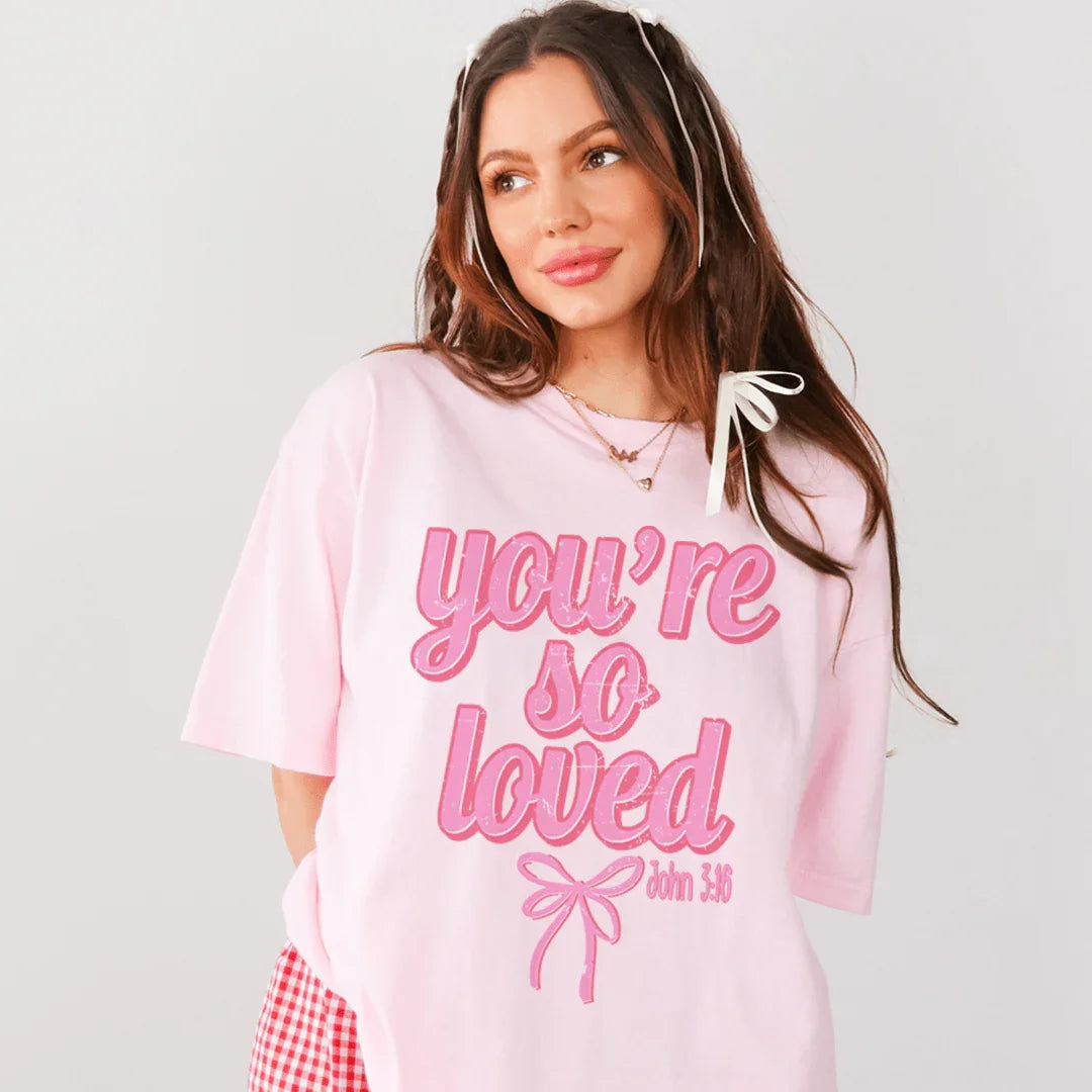 You're So Loved John 3:16 Tee product image 1