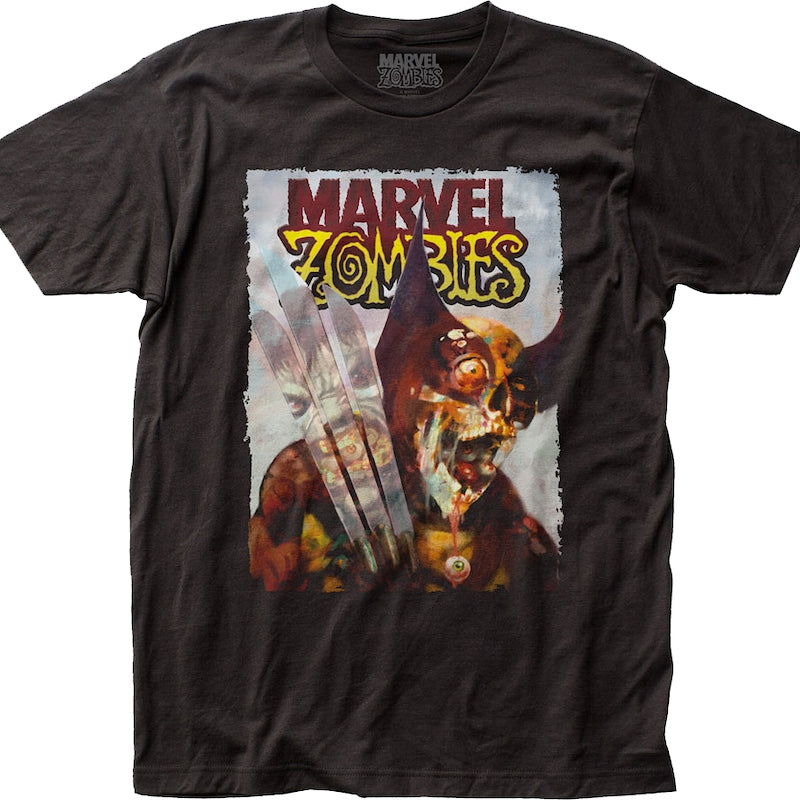 Zombie Wolverine Cover Marvel Comics T-Shirt product image 1